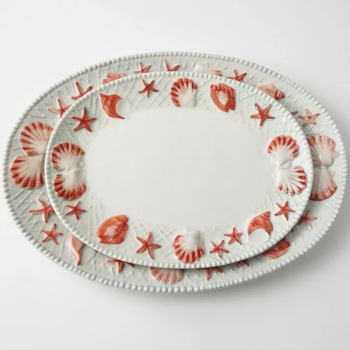 Small red shell bowl
