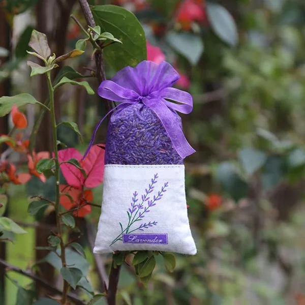 Filled lavender sachet