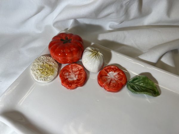 Medium mozzarella serving plate