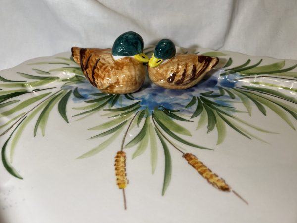Large oval duck platter