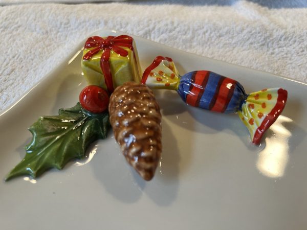 Small candy napkin plate