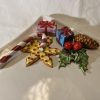 Large napkin plate candy