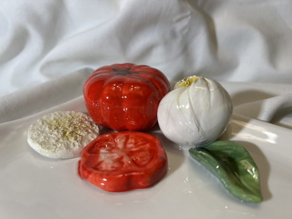 Small mozzarella side plate