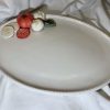 Large oval mozzarella platter