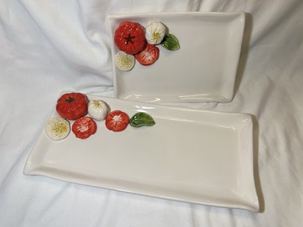 Medium mozzarella serving plate