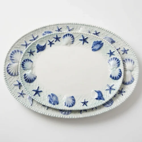 Small blue shell bowl