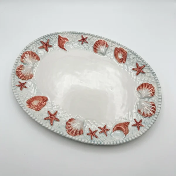 Italian-Ceramics-Bella-Ceramics_Untitled copy Large red shell platter