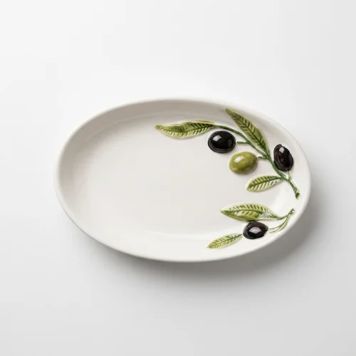 Small oval olive dish