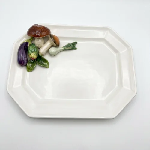 Large vegetable mushroom platter