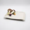 Small mushroom napkin plate