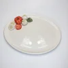 Large oval mozzarella platter