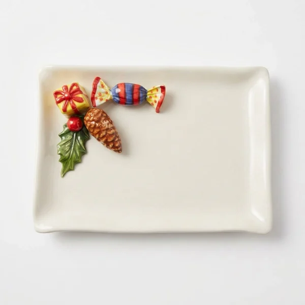 Small candy napkin plate