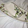 Large oval olive platter