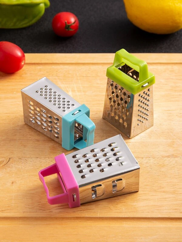 1pc stainless steel mini cheese grater blue