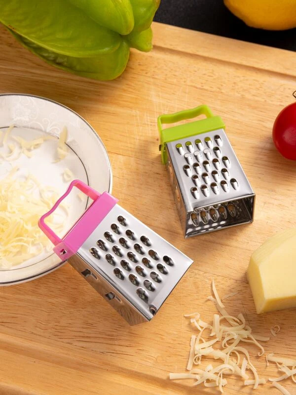 1pc stainless steel mini cheese grater blue