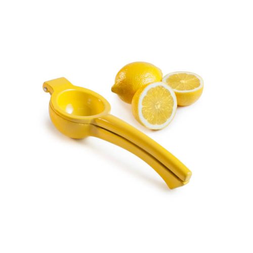 Yellow lemon squeezer/ citrus press
