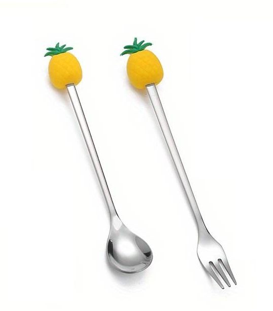 726fd2c2-cd55-43aa-8efd-dbc761e5cc0c_800x800 Pineapple fork and spoon cutlery set