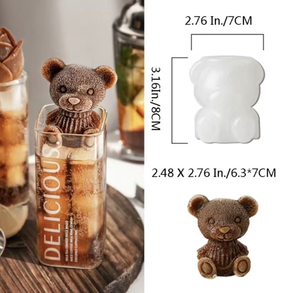 3D Silicone Ice Cube Mold Large