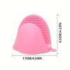 Silicone oven mitts 2 pieces green