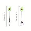 c7039e8e-f0b4-11ed-96bc-0a580a698dd1 Pineapple fork and spoon cutlery set