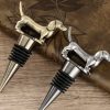 Dachshund bottle stopper - wine cork gold