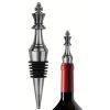 Chess piece bottle stopper - silver wine cork