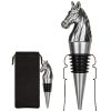 Sss Horse bottle stopper - silver wine cork
