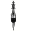 Chess piece bottle stopper - silver wine cork