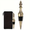 Chess piece bottle stopper - gold wine cork
