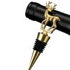 jaja Deer bottle stopper - gold wine cork