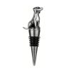 Dog bottle stopper - silver wine cork