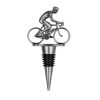 Bicycle bottle stopper - silver wine stopper