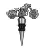 motorcycle silver Motorcycle bottle stopper - silver wine cork