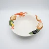 Shrimp soup plate