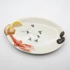 Oval shrimp platter