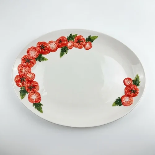 XXL oval tomato platter