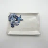 Small seahorse napkin plate