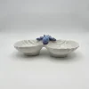 Italian-Seahorse-Tableware-Ceramics-Bella-Ceramics_IMG_0753 copy 3 Triple Shell Bowl with Seahorse
