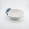 Seashell bowl blue seahorse
