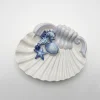 Medium seashell plate seahorse