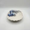 Medium seashell plate seahorse