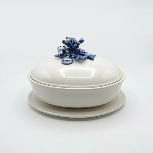 Blue coral terrine