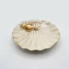 Large beige coral plate
