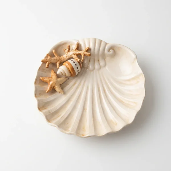 Medium beige coral plate