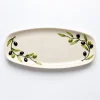 Large oval olive platter