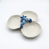 Triple Shell Bowl with Seahorse