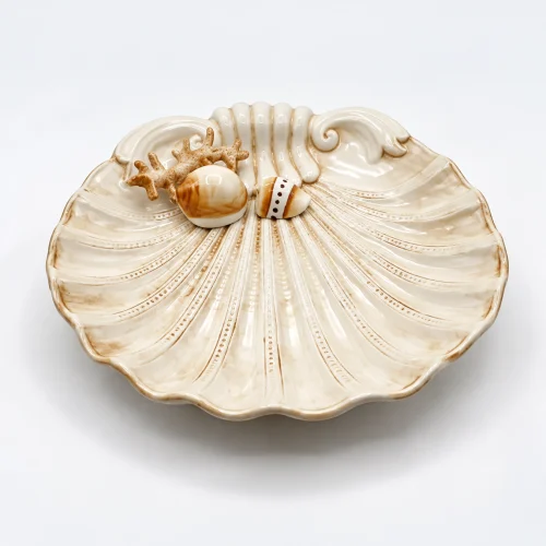 8c99404f-5e7e-4a44-8d87-df79b832a2d5 copy Large beige coral plate
