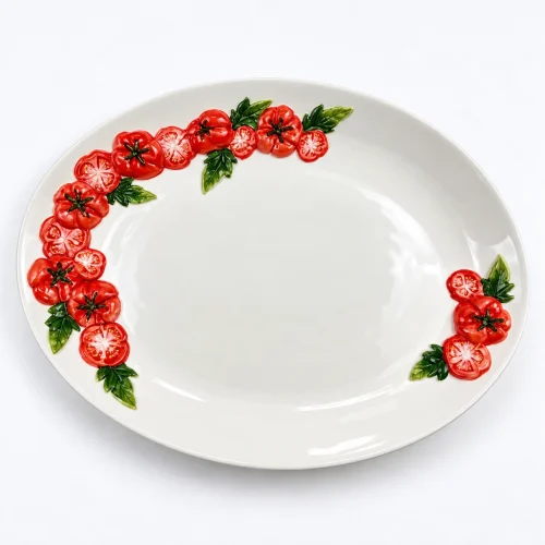 XXL oval tomato platter