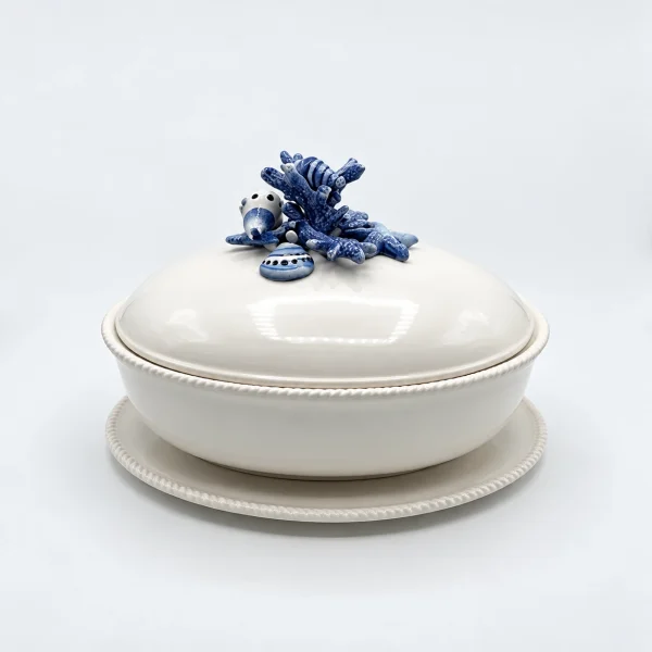 Blue coral terrine