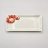 Red coral napkin plate